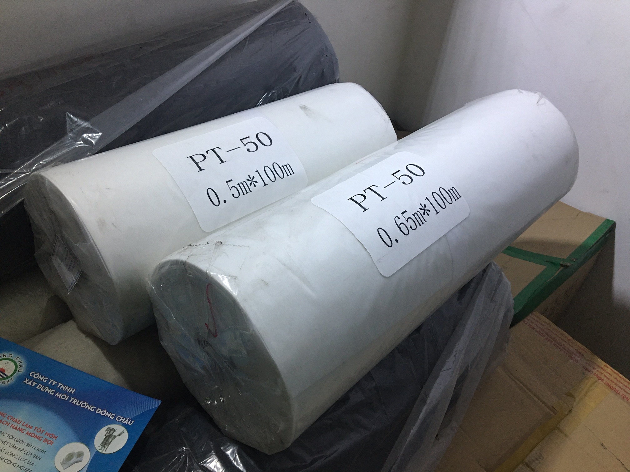 Giấy lọc cuộn công nghiệp polypropylen MGPT 0.65x100m